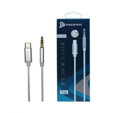 PACIFICO Cable Tipo C a Mini Jack 3.5MM MP-I678 1MTR