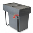 Cubo De Basura 20 L - Gris - Modelo 819.93.23