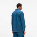 Camisa Vaquera de Corte Regular  KARL LAGERFELD JEANS