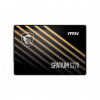 MSI Disco Duro Ssdspatium S270 240GB SATA3  Lectura 500MB/S - Escritura 400MB/S