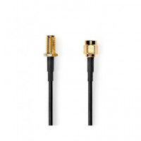 NEDIS Cable Antena Sma M/h 2MTR Dorado CSGL02210BK20