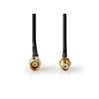 NEDIS Cable Antena Sma M/h 2MTR Dorado CSGL02210BK20