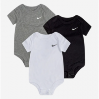 Nkb 3PK Swoosh Bodysuit Black NIKE