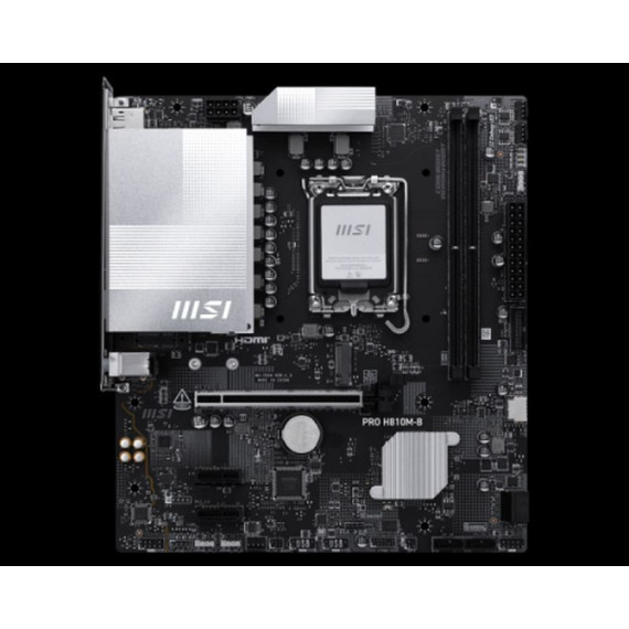MSI Placa Pro H810M-B Lga 1851 Intel Core Ultra (series 2)/ 2X DDR5