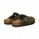 Zueco Hebilla+trenza ante Verde  BIRKENSTOCK