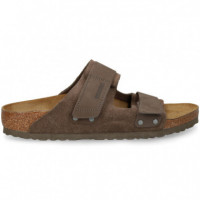 Pala 2 Velcros Nobuck+ante Gris  BIRKENSTOCK
