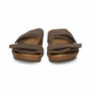 Pala 2 Velcros Nobuck+ante Gris  BIRKENSTOCK
