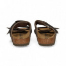 Pala 2 Velcros Nobuck+ante Gris  BIRKENSTOCK