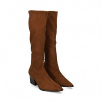 Bota ante Licra Marron  MISS ELASTIC