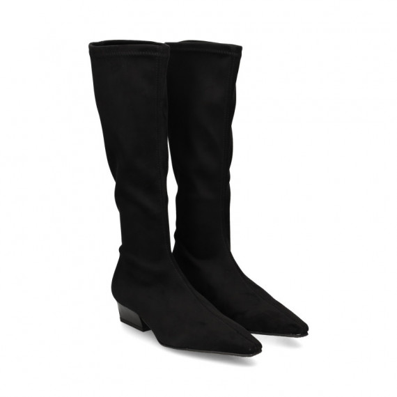 Bota ante Licra Negro  MISS ELASTIC