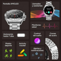 KSIX Elite Smartwatch Plateado