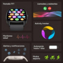 KSIX Pulse Smartwatch 1.83'' Beige