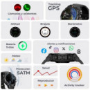 KSIX Explorer Smartwatch GPS Amoled 1.43'' Negro