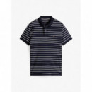 Liquid Cotton Reg Seasonal Polo Desert S  TOMMY HILFIGER