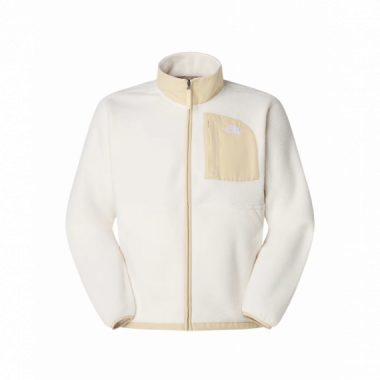 Chaquetas Hombre Chaqueta THE NORTH FACE Polar con Cremallera Integral Yumiori Off-peak White Dune-gravel  White Dune Gravel