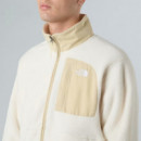Chaquetas Hombre Chaqueta THE NORTH FACE Polar con Cremallera Integral Yumiori Off-peak White Dune-gravel  White Dune Gravel