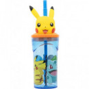STOR Vaso Figura 3D Pokemon Pikachu 360ML