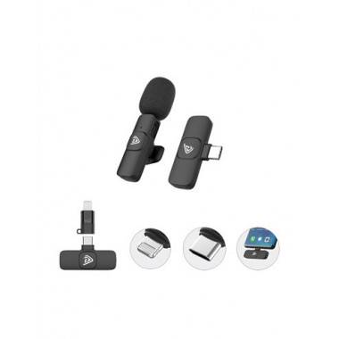 PACIFICO Microfono Inalambrico de Solapa con Tipo C/lightning NP-J1711