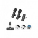 PACIFICO Microfono Inalambrico Duo con Conector Tipo C/lightning NP-J1712