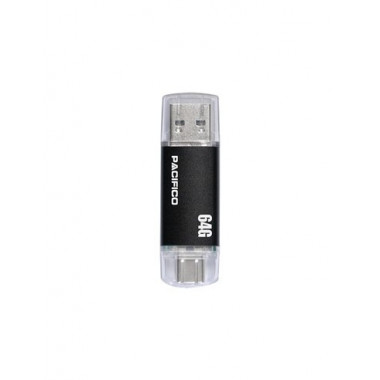 PACIFICO Pendrive Dual 64GB Tipo C/usb a NP-L1790