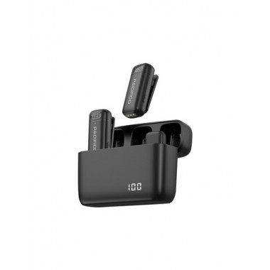 PACIFICO Microfono Inalambrico Duo con Anc Conector Tipo C/lightning NP-J1934
