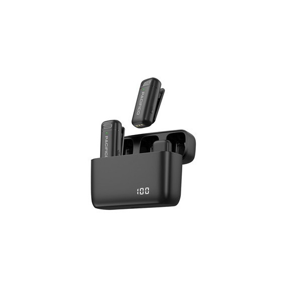 PACIFICO Microfono Inalambrico Duo con Anc Conector Tipo C/lightning NP-J1934