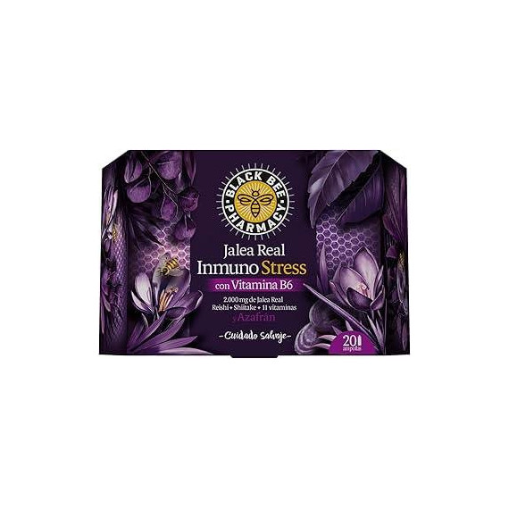 Black Bee Pharmacy Jalea Real Inmuno Stress 20 V  NUTRITION & SANTE
