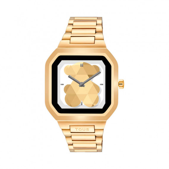 Reloj Smartwatch con Brazalete de Acero Dorado B-connect  TOUS