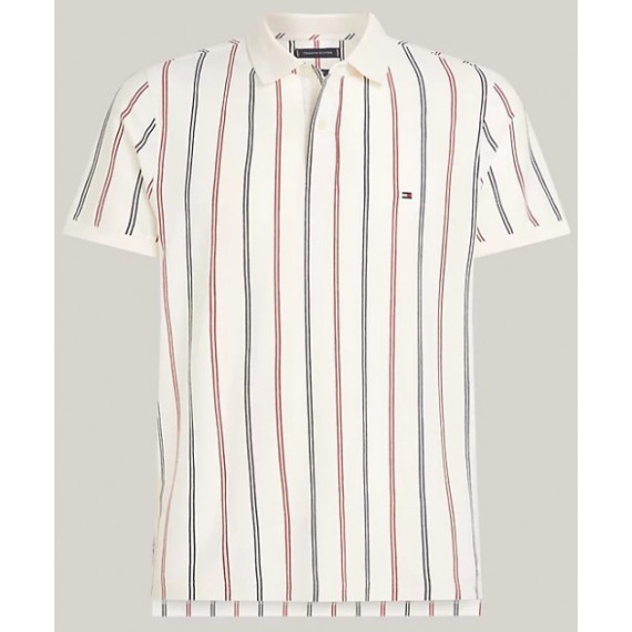 TOMMY HILFIGER - Vertical Stripe Reg Polo - 0FA - F|MW0MW35627/0FA