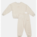 Nkn Essential Fleece Crew Set Pale Ivory Heather NIKE