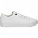 Deportivo Piel Blanco  TOMMY HILFIGER