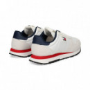 Deportivo Ante+nylon Blanco  TOMMY HILFIGER