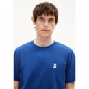 Camisetas Hombre Camiseta ARMEDANGELS Maarkos Changmakers Dark Wave