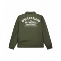 Chaquetas Hombre Chaqueta DEUS EX MACHINA Harajuku Coach Cypress Green