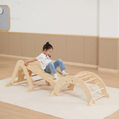 Conj. 3 Pz.: Arco, Tabla Triangulo para Escalar Infantil  VIGA