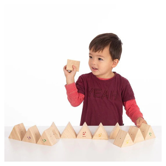 Conjunto de Prismas de Sonido de Madera  TICKIT