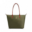 Bolso Tote con Monograma Th  TOMMY HILFIGER