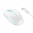 HOCO GM37 Ratón Gaming con Cable USB Blanco