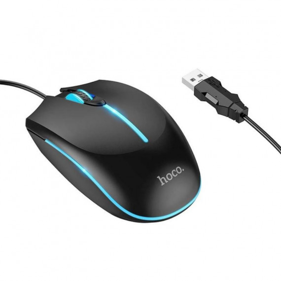 HOCO GM37 Ratón Gaming Luminous con Cable