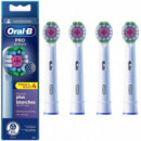 Oral-b 3D Pro Clean Cabezales de Recambio - 4 Unidades  BRAUN