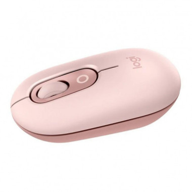 Logitech Pop Mouse Inalámbrico Bluetooth Rosa