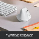 LOGITECH Lift Ratón Vertical Inalámbrico Ergonómico - Blanco