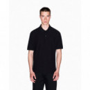 Polo Shirt Black Armani Exchang  ARMANI EXCHANGE