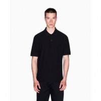 Polo Shirt Black Armani Exchang  ARMANI EXCHANGE