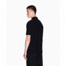 Polo Shirt Black Armani Exchang  ARMANI EXCHANGE