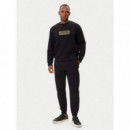 Sweatshirt Black Diagonal Gold  ARMANI EXCHANGE