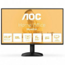 Monitor AOC 24" IPS 100HZ VGA HDMI 3YR Black