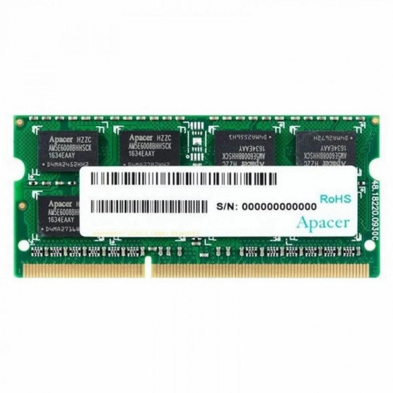 APACER Memoria Sodimm 8GB DDR3 1333-1600MHZ 1.35V