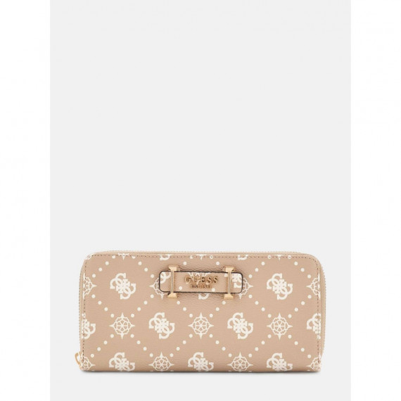 Silia Slg Medium Zip Biscotti Logo  GUESS