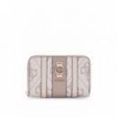 Erenia Slg Medium Zi Dark Taupe Logo  GUESS